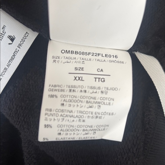 Off-White Black Hoodie with Alien Graphic - Picture 7 of 7